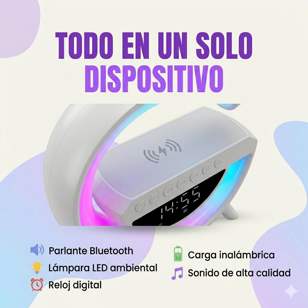 Parlante Bluetooth con Lámpara LED 5 en 1